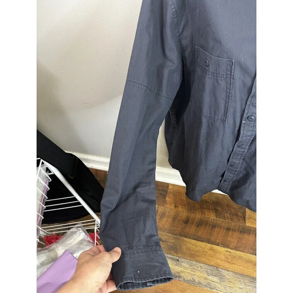 REI Shirt Men Large Button Up Chamois Heavy Cloth Co-Op Thick Adult Pockets - Picture 4 of 6